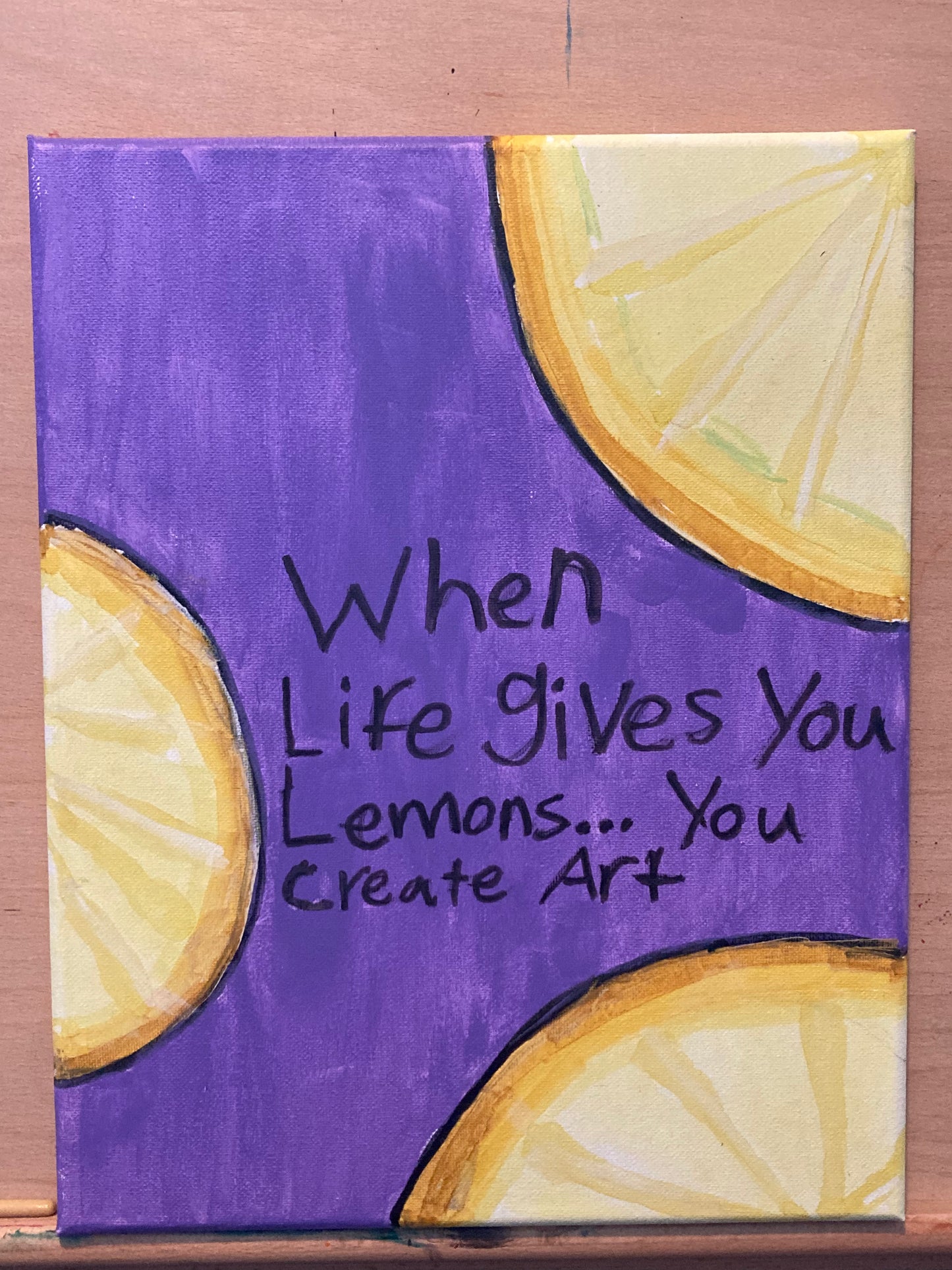 Lemon painting