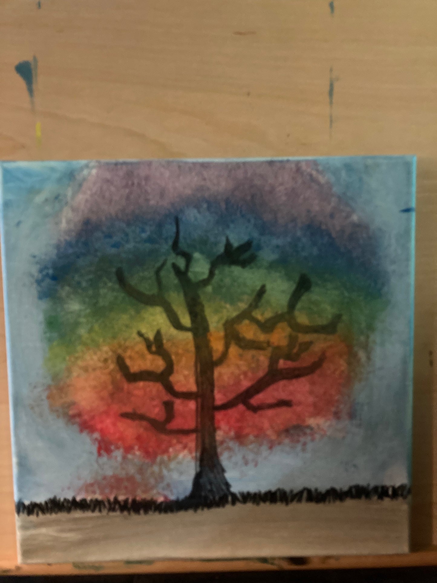 Rainbow tree!